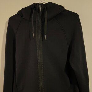 Black Lululemon Women’s Zippered Jacket with hood